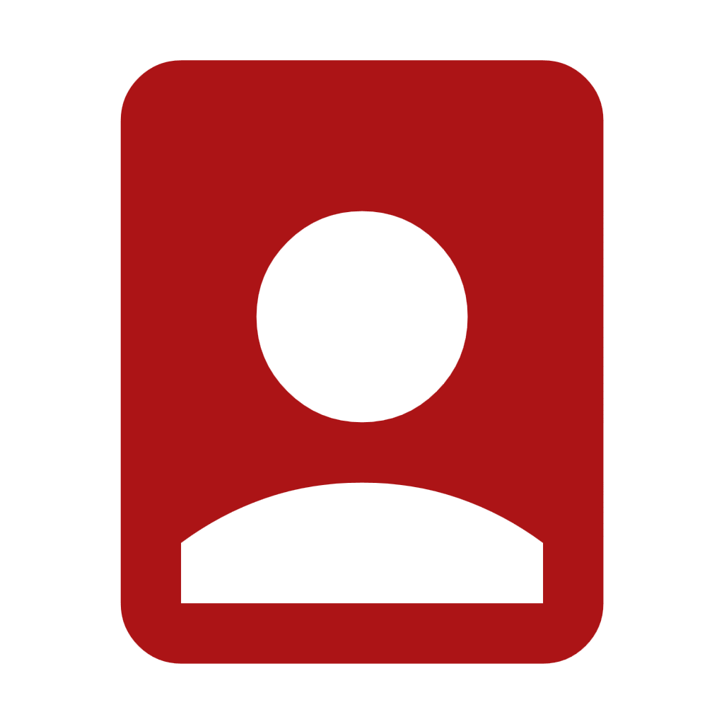 Person Badge Icon. Apache License 2.0